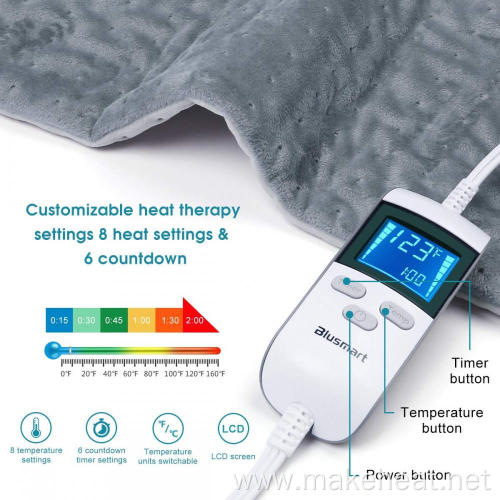 Sunbeam Heating Pad, Ultra Soft Fast-Heating Pad w/Precise Temperature Control & Auto Shut-Off Design, Effectively Relieves Pain